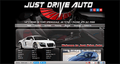 Desktop Screenshot of justdriveark.com